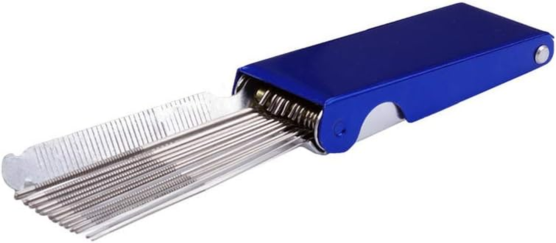 Zolyet Guitar File Set Luthier Tools Box 13 Files 1 Flat File for Guitar Bass Banjo Mandolin Blue