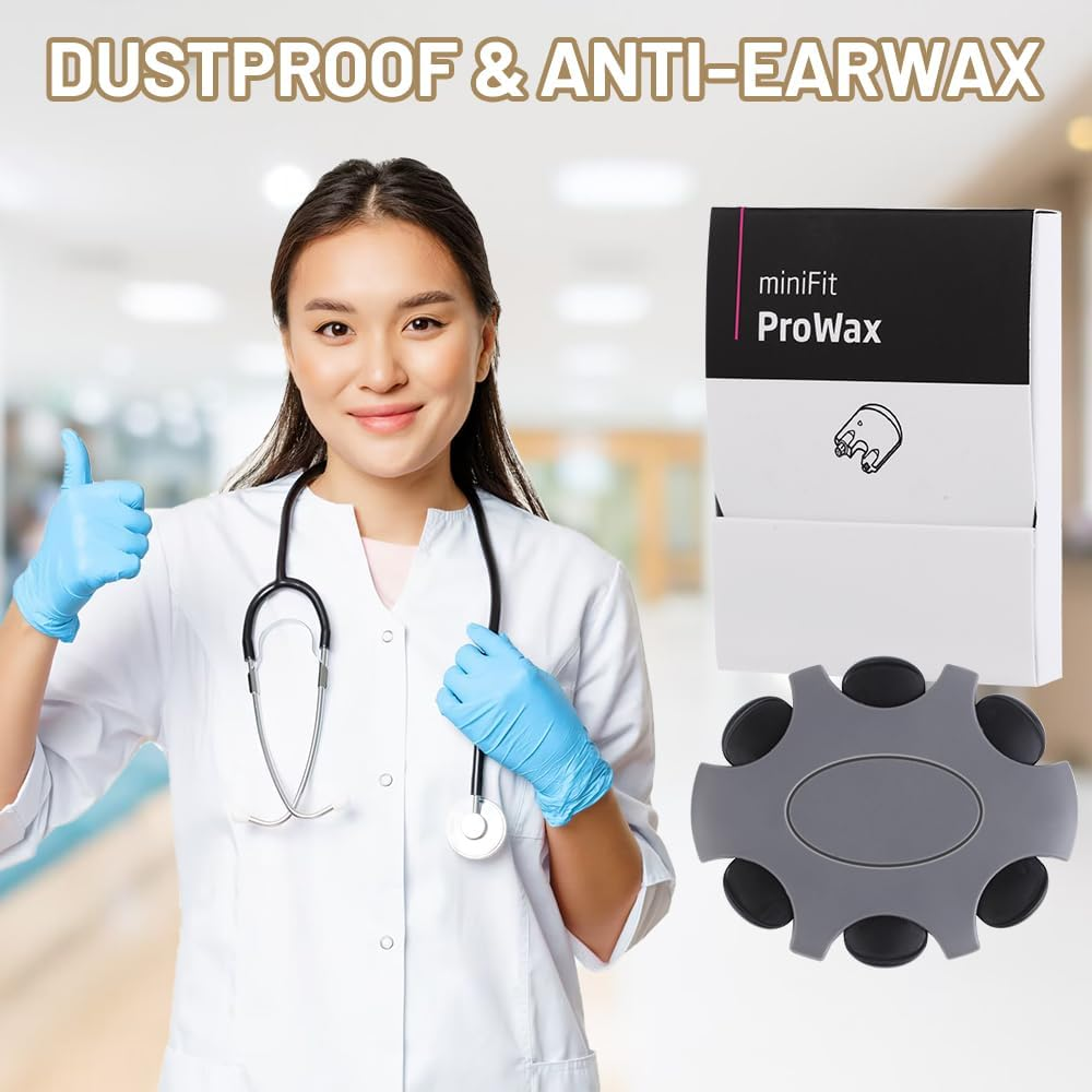 Inspack Hearing Aid Wax Guards for Oticon Prowax Minifit, Oticon Prowax Filters Oticon, Oticon Hearing Aid Supplies, Oticon Accessories, Replacement Wax Filters(5 Packs/ 30 Pcs) image number 1