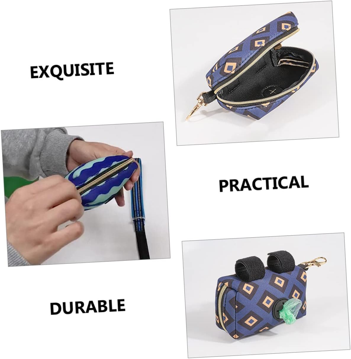 2Pcs Portable Baby Diaper Bag Dispenser for Newborns Waste Bag Holder Lid Travel Essential for Infants Baby Essentials