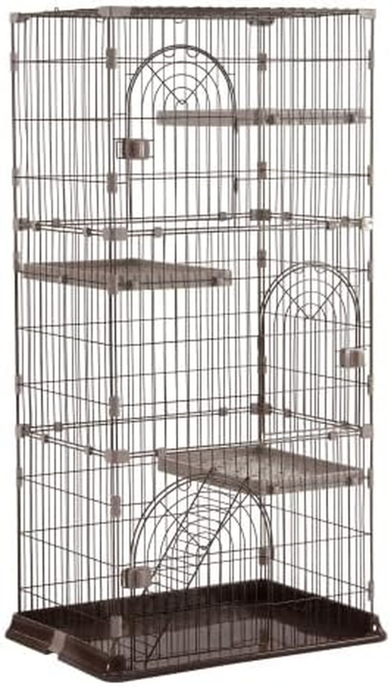 BTM Cat Cage, Cat Cage, 3 Tiers, Cat Gauge, Stylish, Cat House, Multi-Tier, Answering Machine, Protection, Escape Prevention, Multiple Pet Cage (M) image number 6
