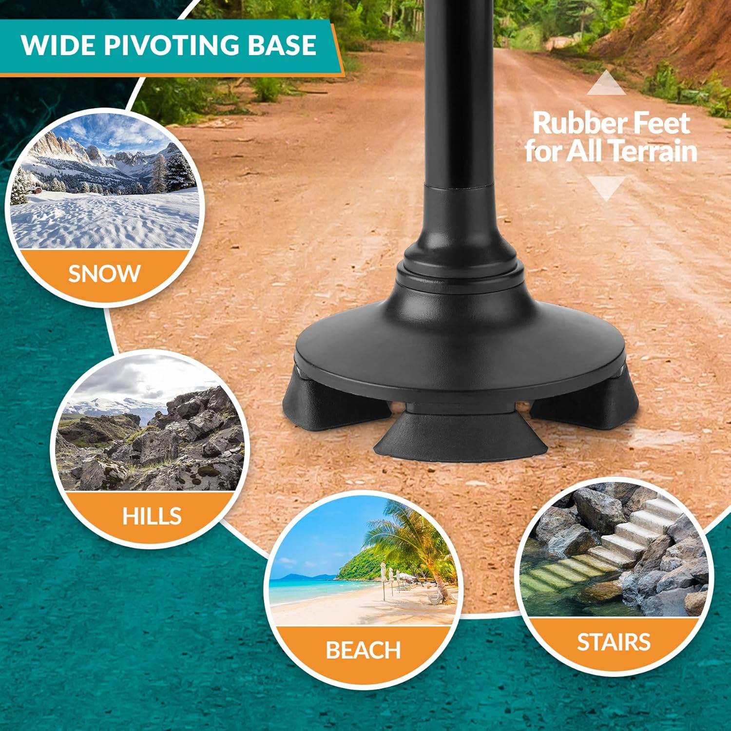 Folding Cane with Led Light - Adjustable Walking Sticks LED Light to Get around Easier in the Dark, Collapsible Canes with Rubber Feet for Men and Women image number 1