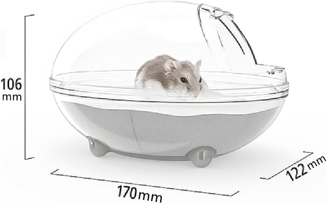 Namvo Hamster Sand Bath, Pet Bath, Hamster Toilet, Sand Bathroom Container, Small Animal Sauna, Sandpit, Small Animal Bath, Sand Bath, Toilet Container image number 4