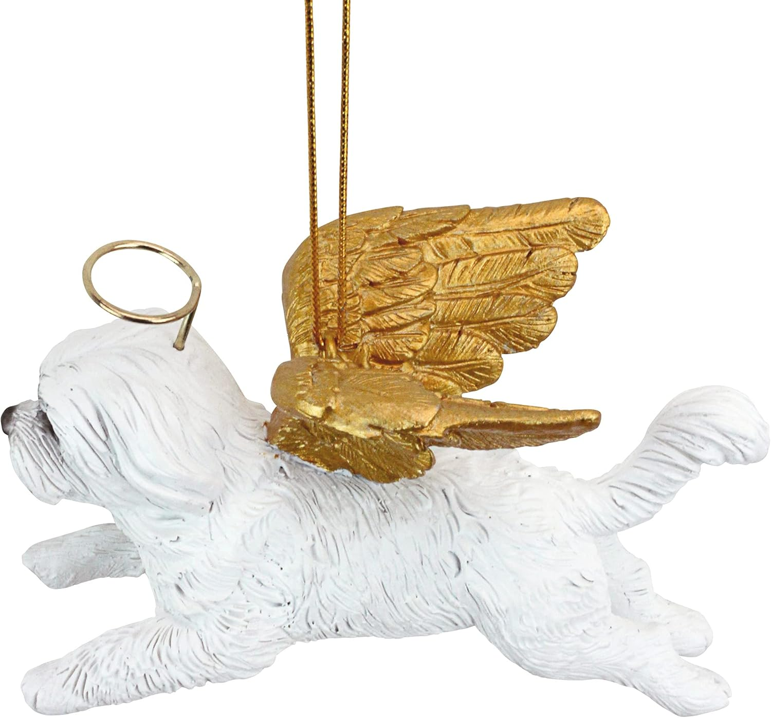 Angel Maltese Ornament image number 6