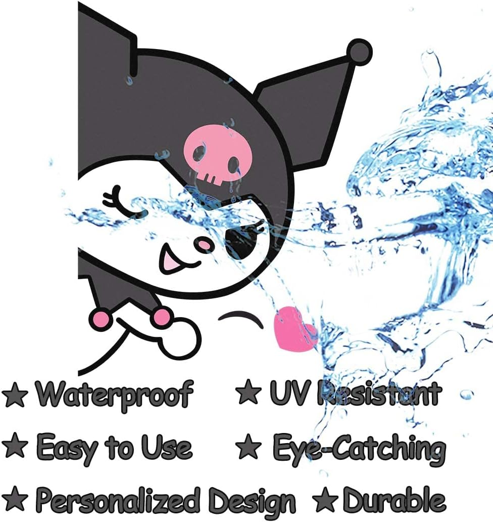 Kawaii Peeking Anime Car Decals for Cars, Waterproof Funny Car Stickers, Vinyl Decals for Trucks, Vans, Suvs, Motorcycle, Cute Car Accessories Decor for Walls, Windows, Laptops, Windshield, Bumper DIY image number 6