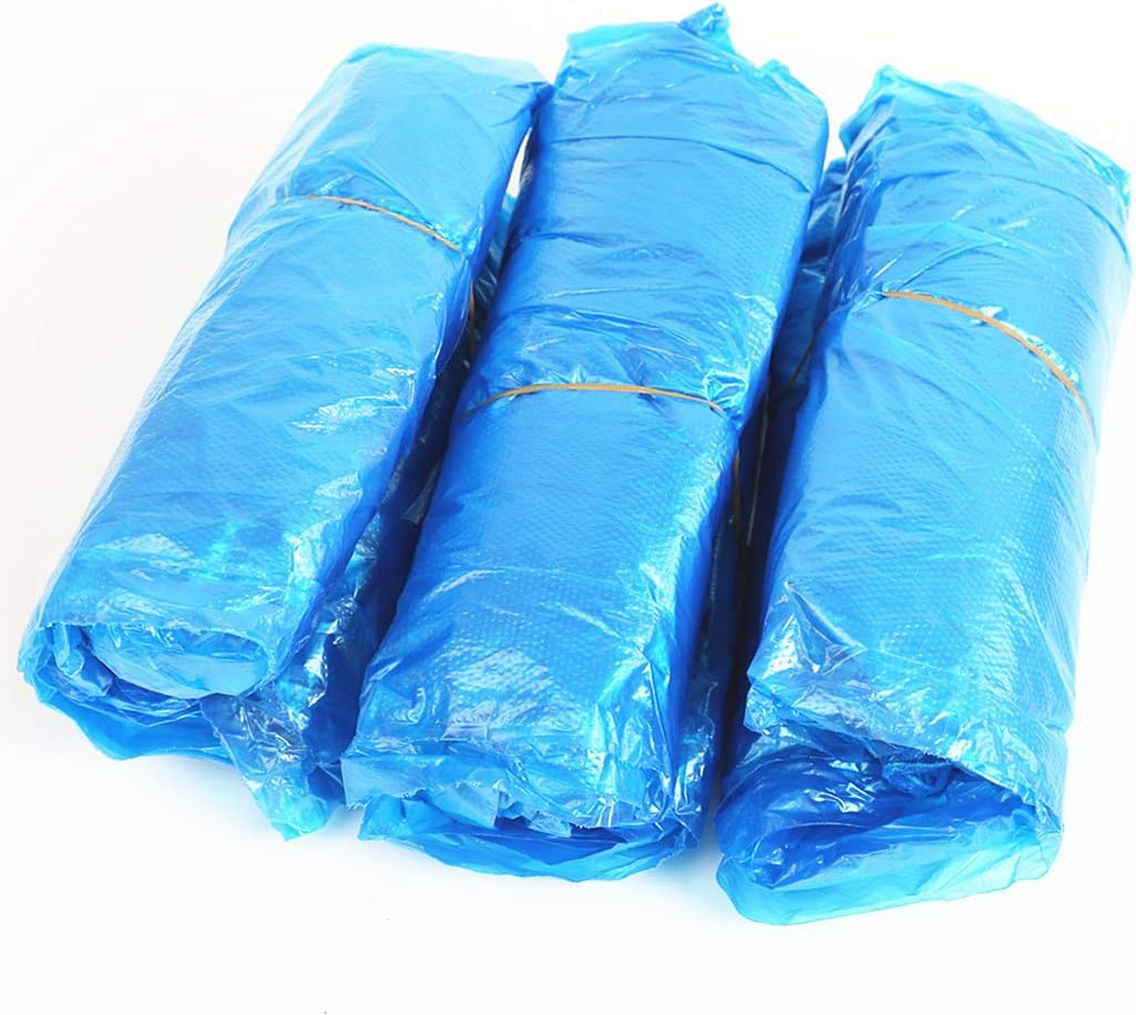 Plastic Oversleeves Protector, Disposable Arm/Sleeves Covers Waterproof Protector, 15.7 Inches,Blue(100 PCS) image number 1