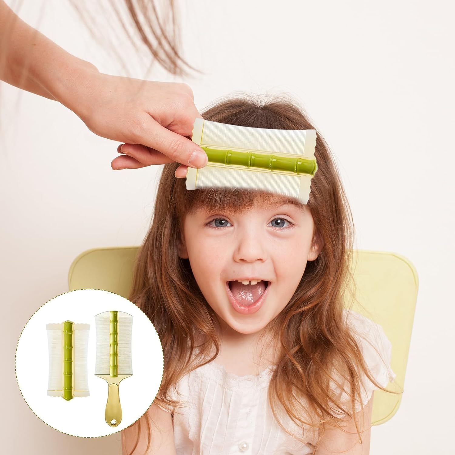 Double Sided Psoriasis Comb, 4Pcs Double Sided Fine Teeth Lice Dandruff Remover Comb, Double-Siding Lice Combs Psoriasis Fine Tooth Comb, Double-Sided Lice Fine Teeth Psoriasis Combs image number 1