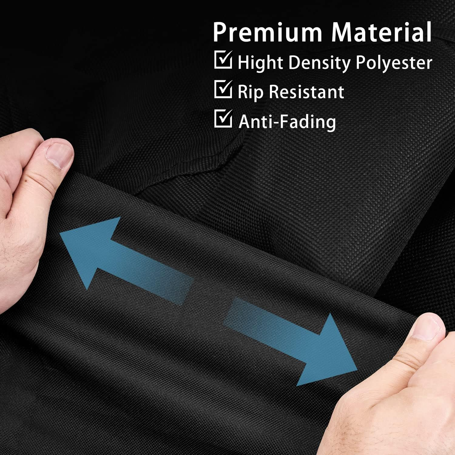 Fire Pit Cover for Solo Stove Fire Pit Surround Tabletop, Surround Shelter for Fire Pit Surround Table, Large Elevation Shelter for Yukon Wood Burning Outdoor Fire Pit, Black, 54" D*21" H image number 4