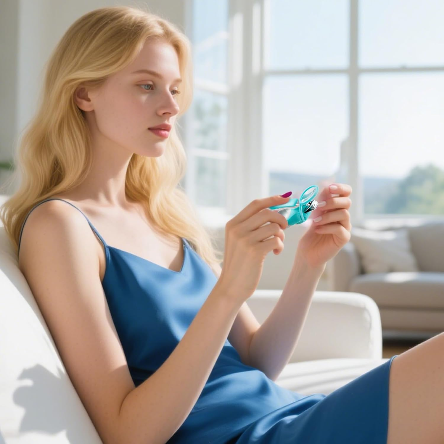 Nail Clippers - Baby Nail Trimmer Fingernail Clippers - Stainless Steel Toddler Fingernail Cutter Precise Tool for Children Boys Family Friends - Pink image number 2