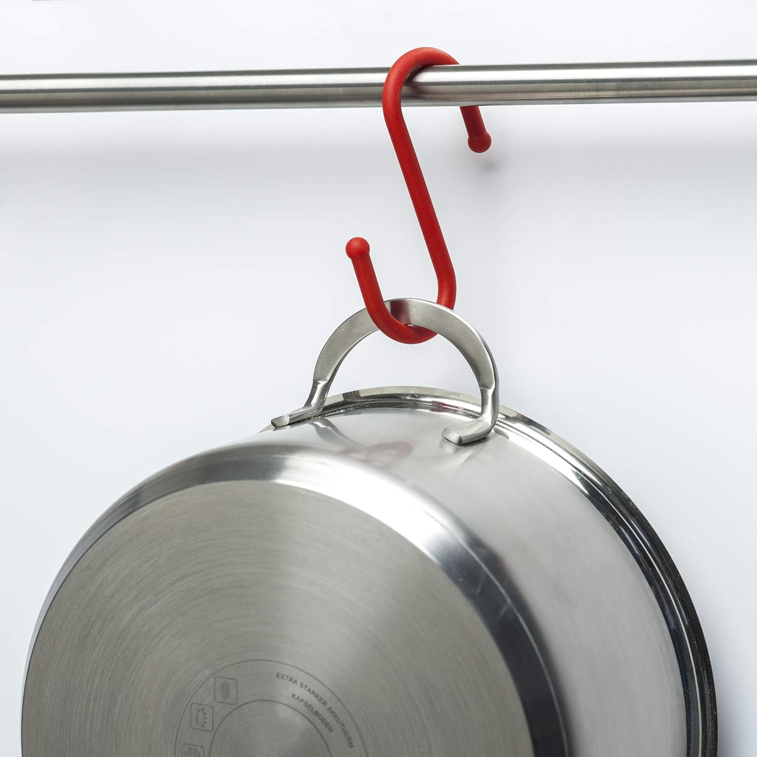 Zeal S Shape Hook, Red, One Size image number 4