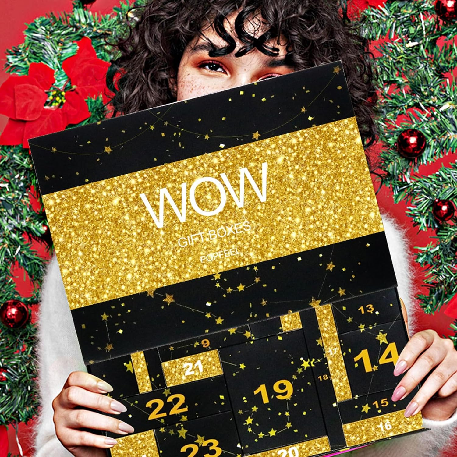 Dynaeuty Makeup Advent Calendar 2025, 24 Days Christmas Countdown Calendar Makeup Set, Xmas Individual Box Calendar for Women Full Kit image number 6