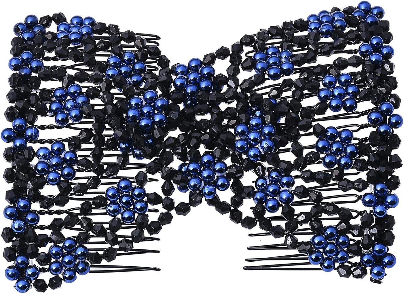 Casualfashion Magic Easy Combs Double Stretching Combs, Thick and Thin Hair, Hair Accessory for Popular Hairstyles, Pack of 6 image number 6