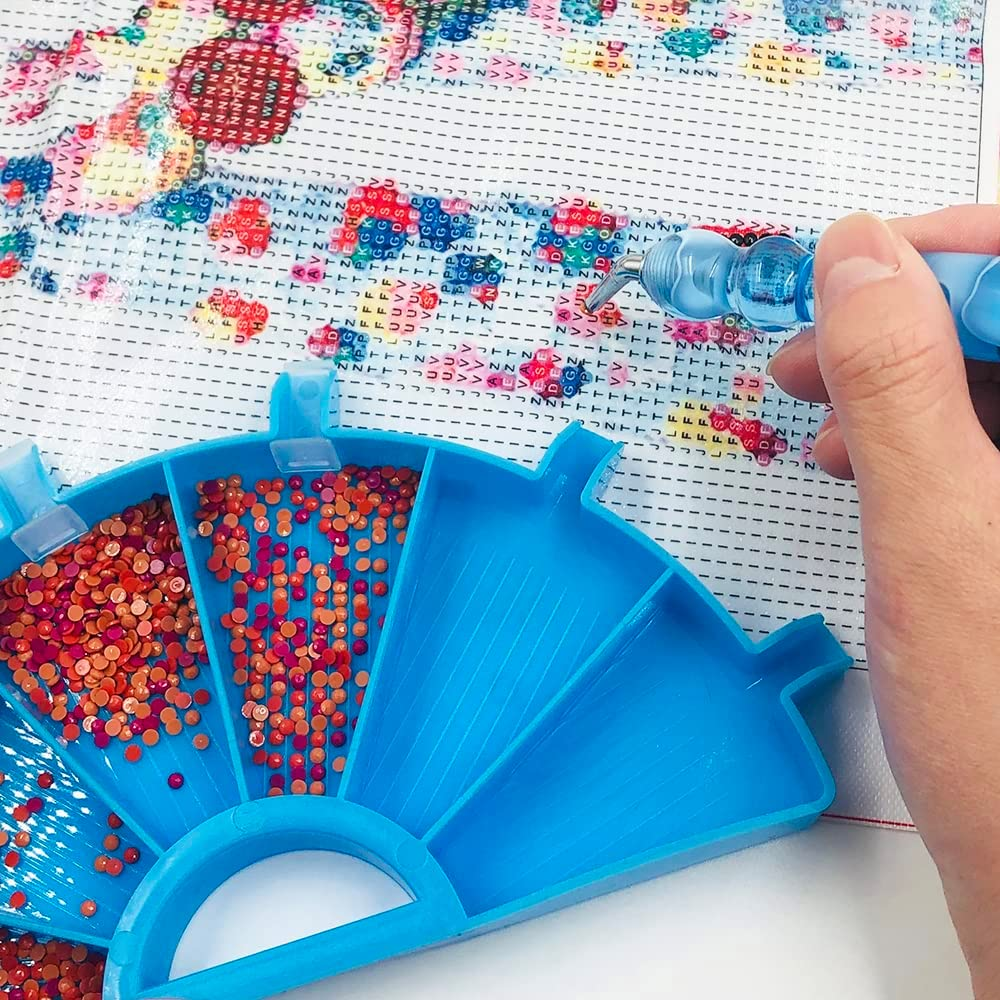 Diamond Art Paintings Tray Kits, SENHAI Diamond Art Paintings Accessories Tray Organizer, Diamond Art Paintings Storage Containers, Diamond Art Paintings Pens Kits for DIY Painting Crafts image number 3