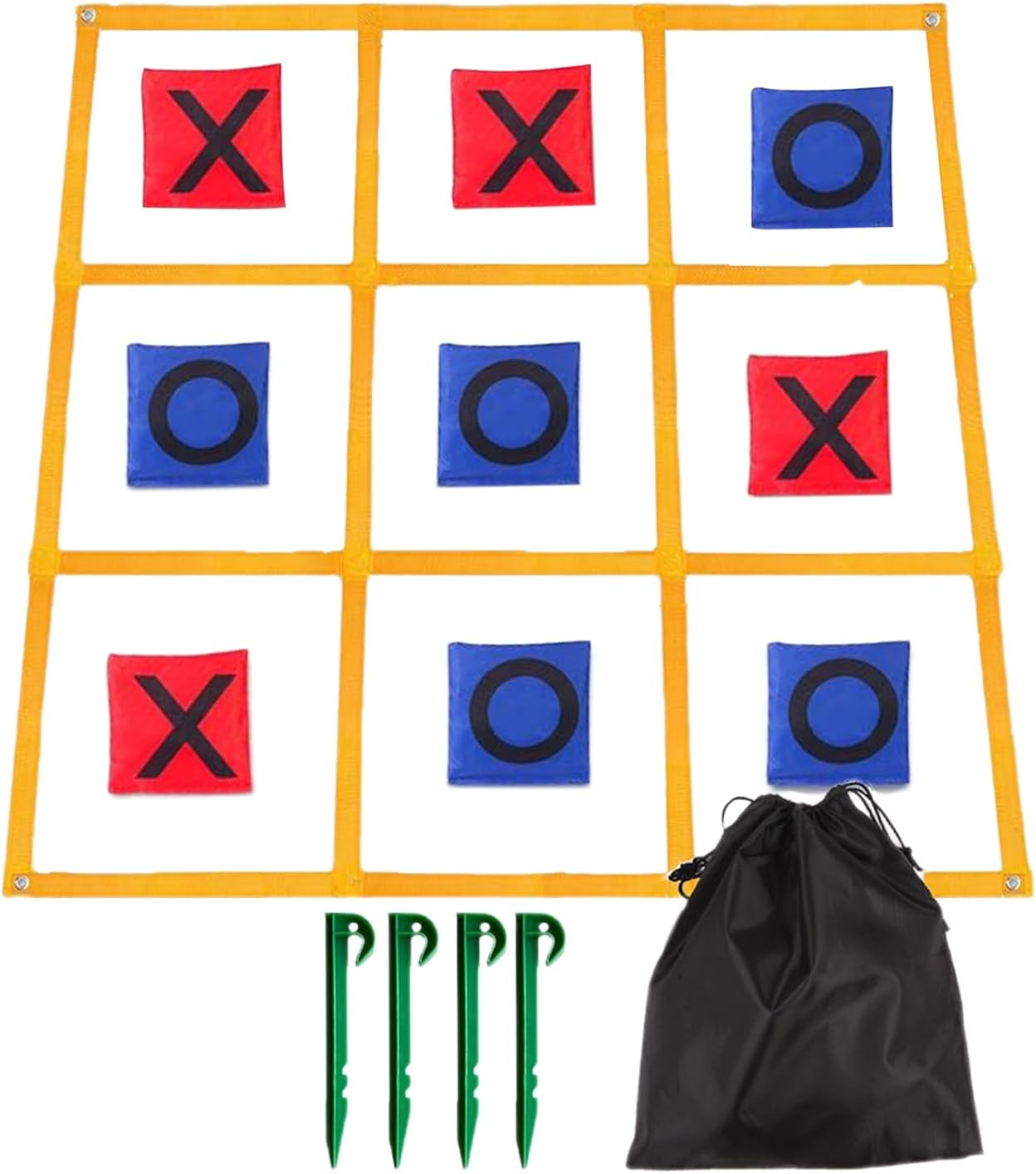 Colorful Bean Bag - Speed and Agility Training Ring Game | Wooden Toss Indoor Game | Tossing Bean Bag Outdoor | Interactive Tossing Fun Family Activities, Enjoy Indoor Play for Patio Pi image number 1