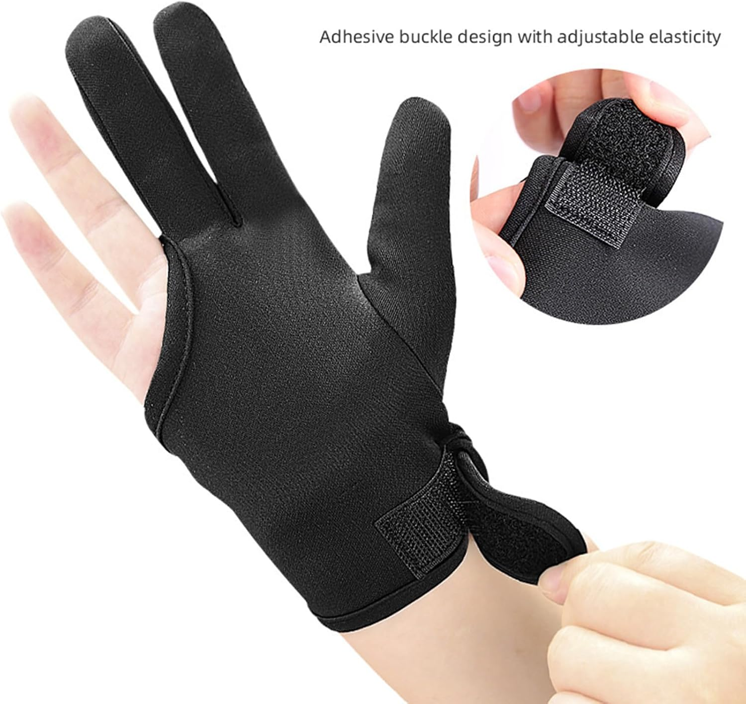 Curling Wand Gloves - 3 Finger Heat Resistant Elastic Mittens for Curling Wand | Machine Washable Comfortable Professional Hair Styling Tools for Hair Straighteners image number 6