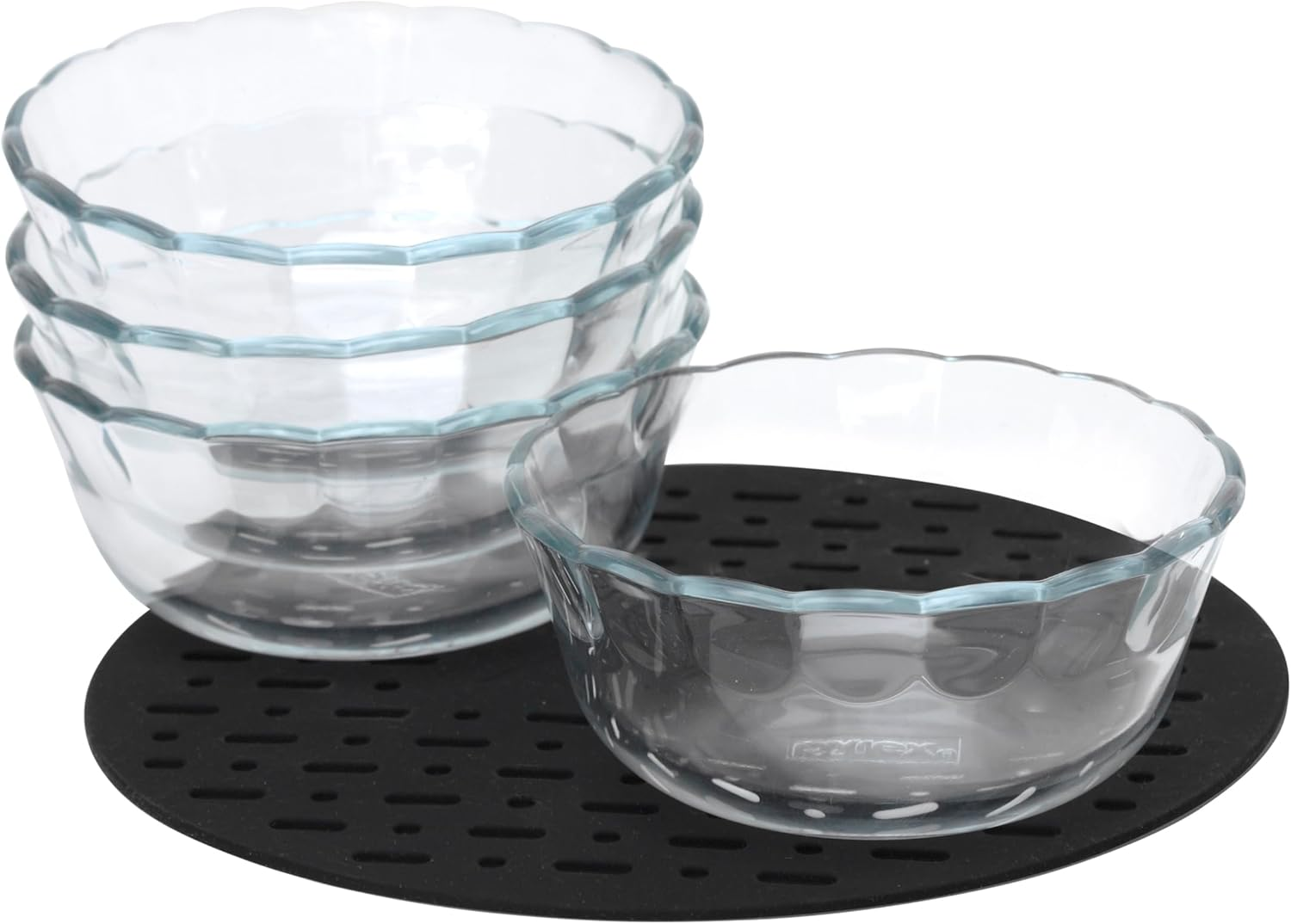 Pyrex Air Fryer Glass Baking Cups Set (4 Piece) image number 2