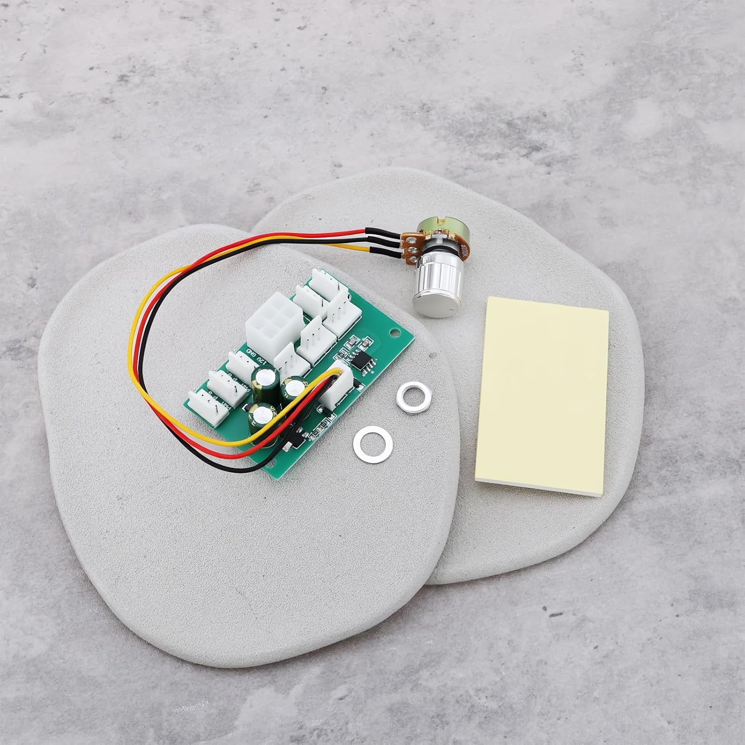 Create Idea 2Pcs 4-Pin 8-Way Fan Speed Controller 60X35X16Mm 12V for Computer image number 6