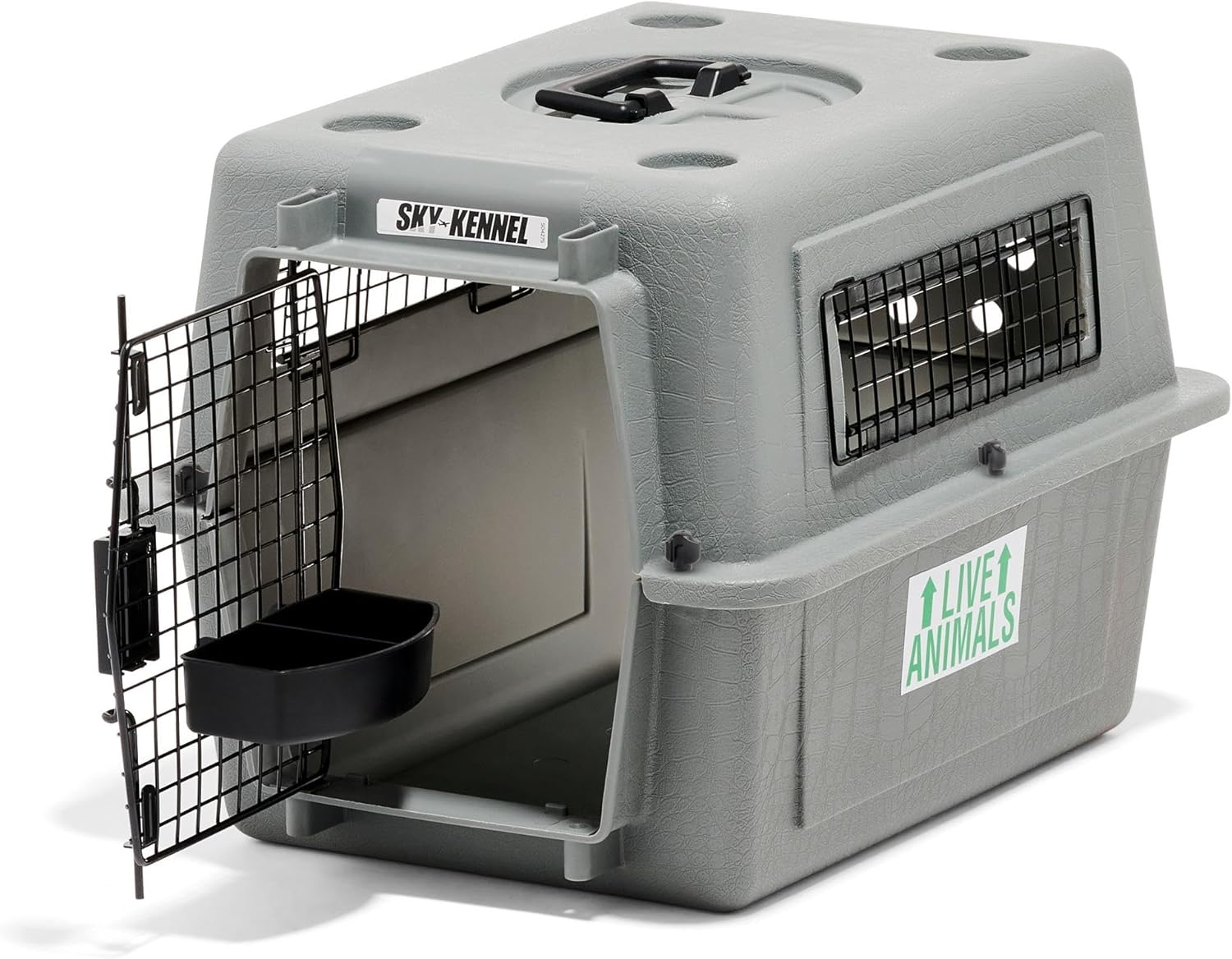 Petmate Sky Kennel - for Air and Travel, Airline Approved Dog Crate for Pets up to 15 Lbs, Heavy Duty Dog Kennel, Made in the USA- 21 Inches image number 1