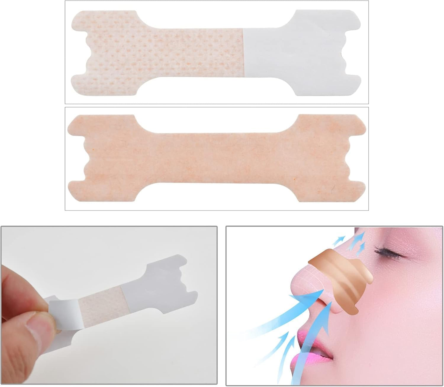 Oz Better Breath Nasal Strips, Medium Size Small, 96 Strips, 3 Month Supply, for Snoring Reduction and Better Sleep, anti Stop Snoring, Breathe Easy Right image number 5