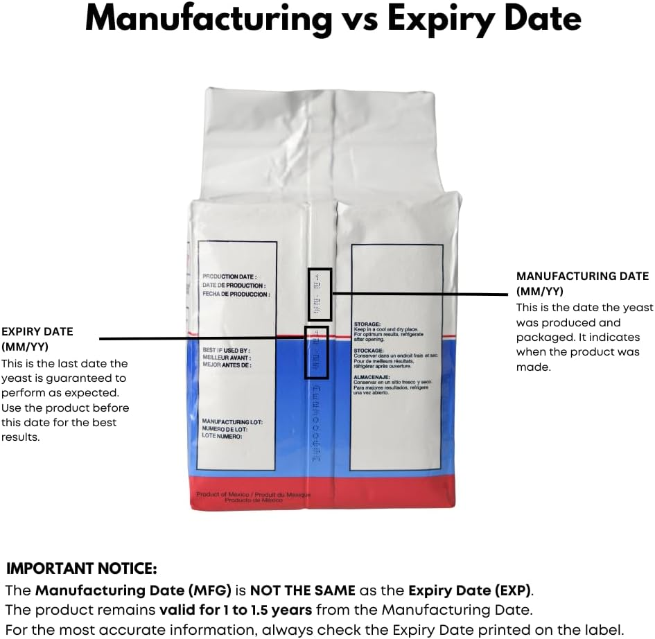 Red Star Active Dry Yeast, Value Size 1 Pack (2 Pound Ea) image number 2