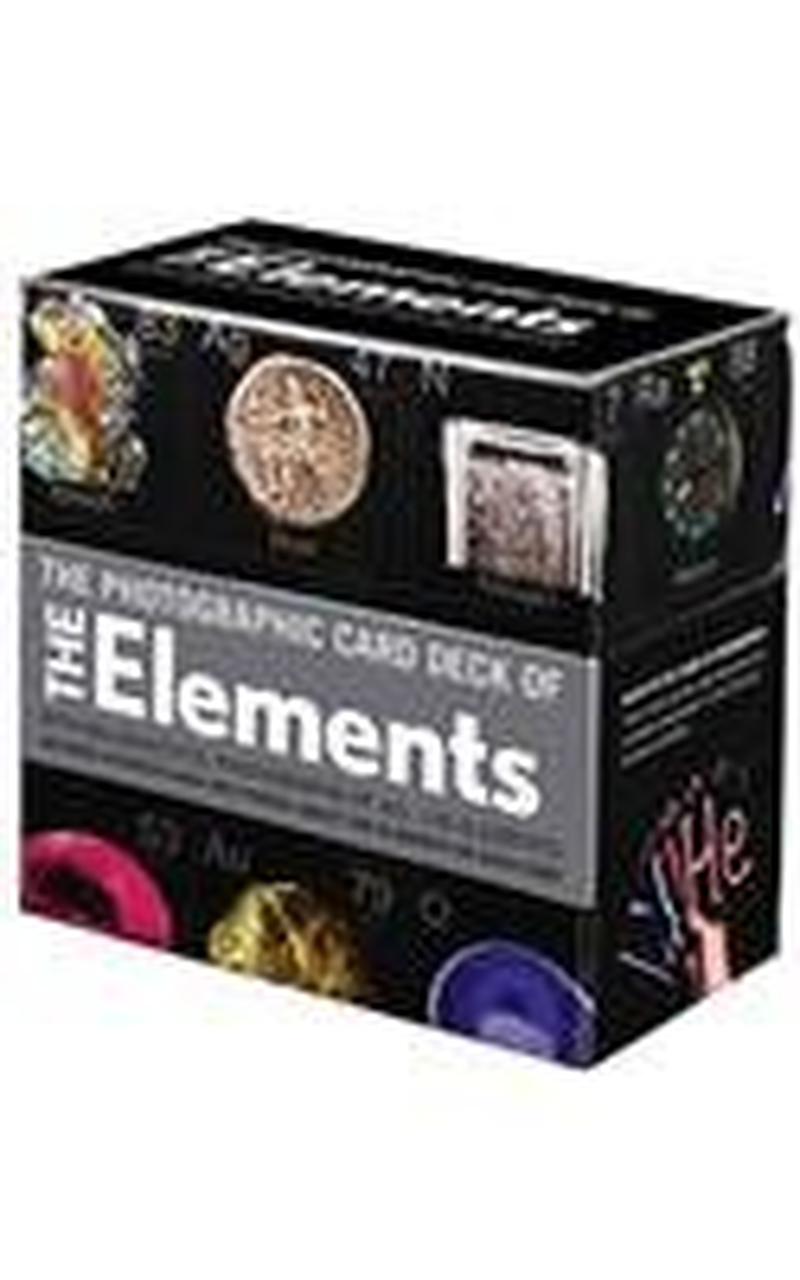 Photographic Card Deck of the Elements: with Big Beautiful Photographs of All 118 Elements in the Periodic Table image number 1