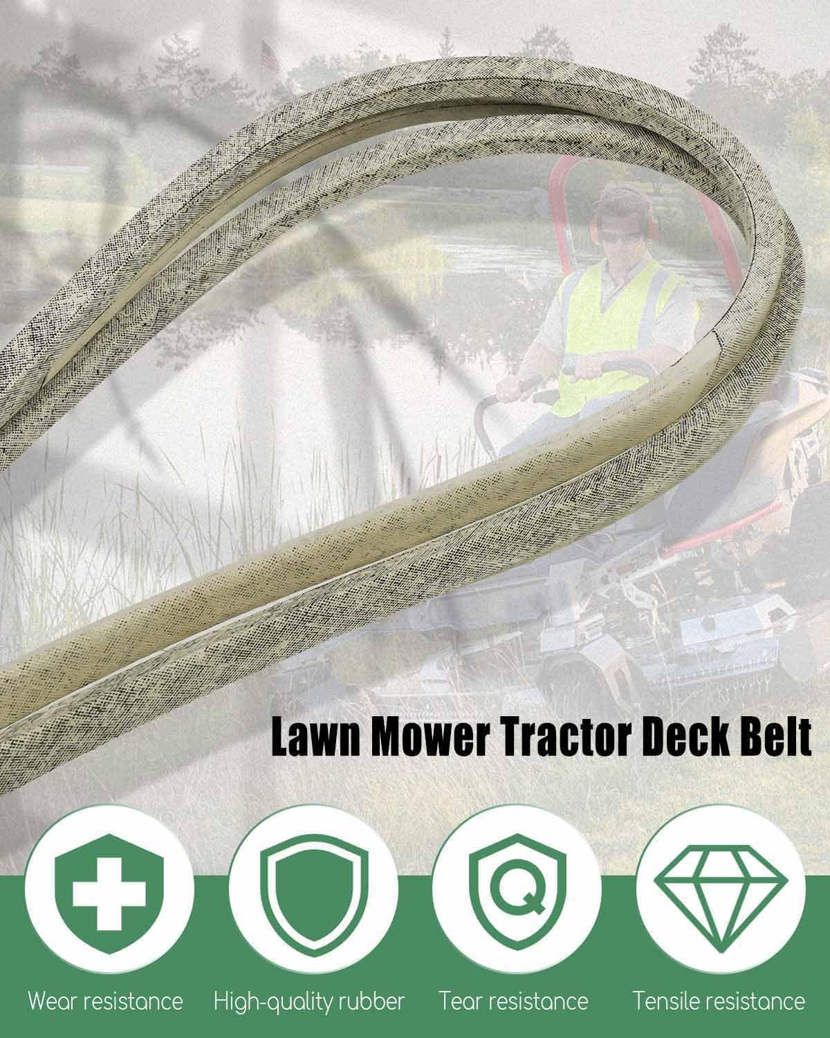 NTSUMI Replace 587270001 Deck Belt Fit for Husqvarna Zero-Turn Z242F Z242E 967953803 967271802 Series 42" Lawn Mower, Drive Belt 1/2" X 121" Made with Kevlar image number 2