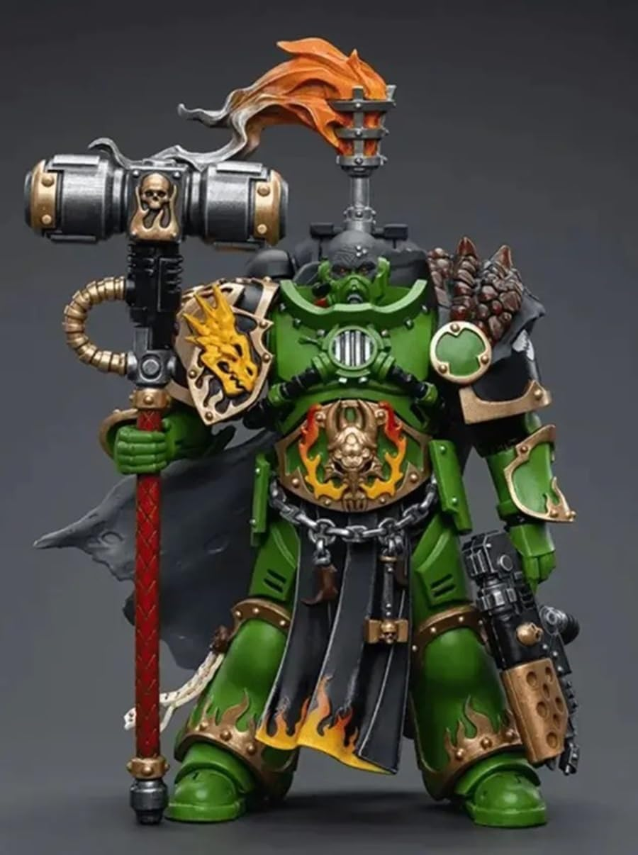 Joytoy Warhammer Collectibles: 1/18 Scale Salamanders Captain Adrax Agatone Action Figure image number 2