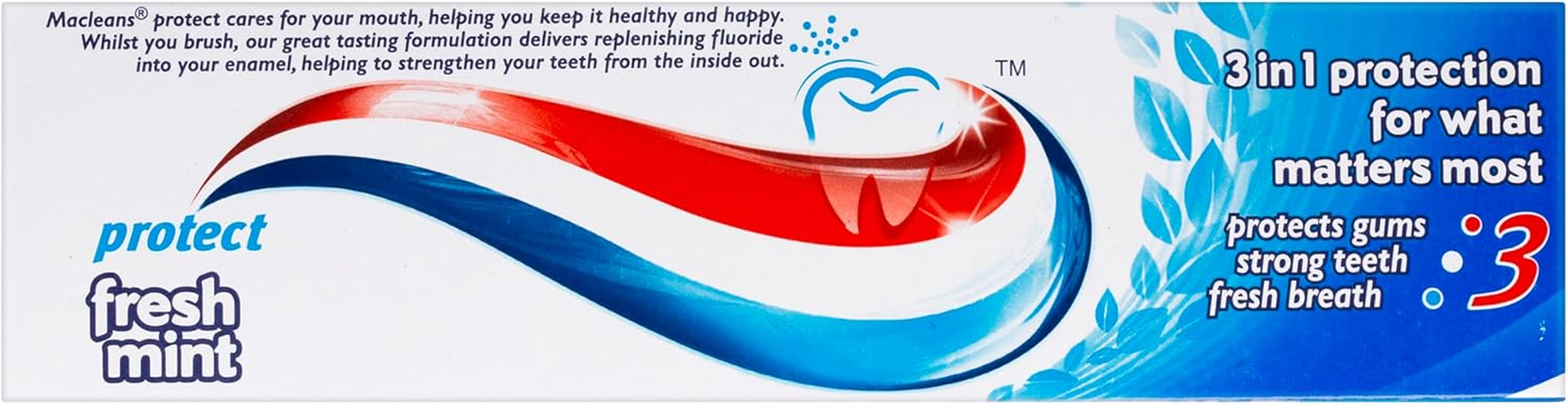 Macleans Protect Fluoride Toothpaste, Fresh Mint, 90G (Pack of 2) image number 5