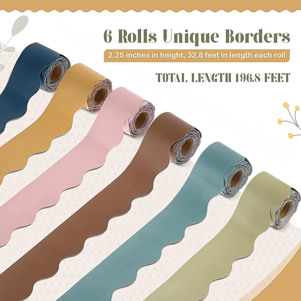 1Set for Bulletin Board Scalloped Bulletin Board for Classroom Bulletin Board Decor Paper