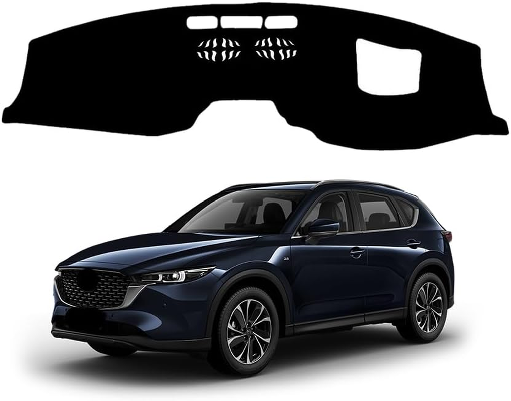 Evervenz Dash Mat for Mazda CX-5 2017 2018 2019 2020 2021 2022 2023 CX 5 CX5 2017-Onward Microfiber Leather Dashmat07 image number 2