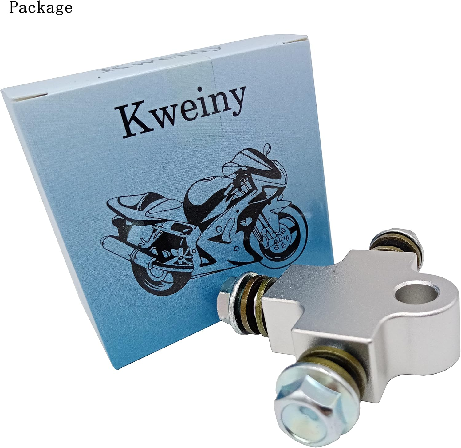 Motorcycle Brake Line Tee Hydraulic Hose Connector 3 Way Adapter Modification into Double Disc Brakes (Square Shape) image number 4