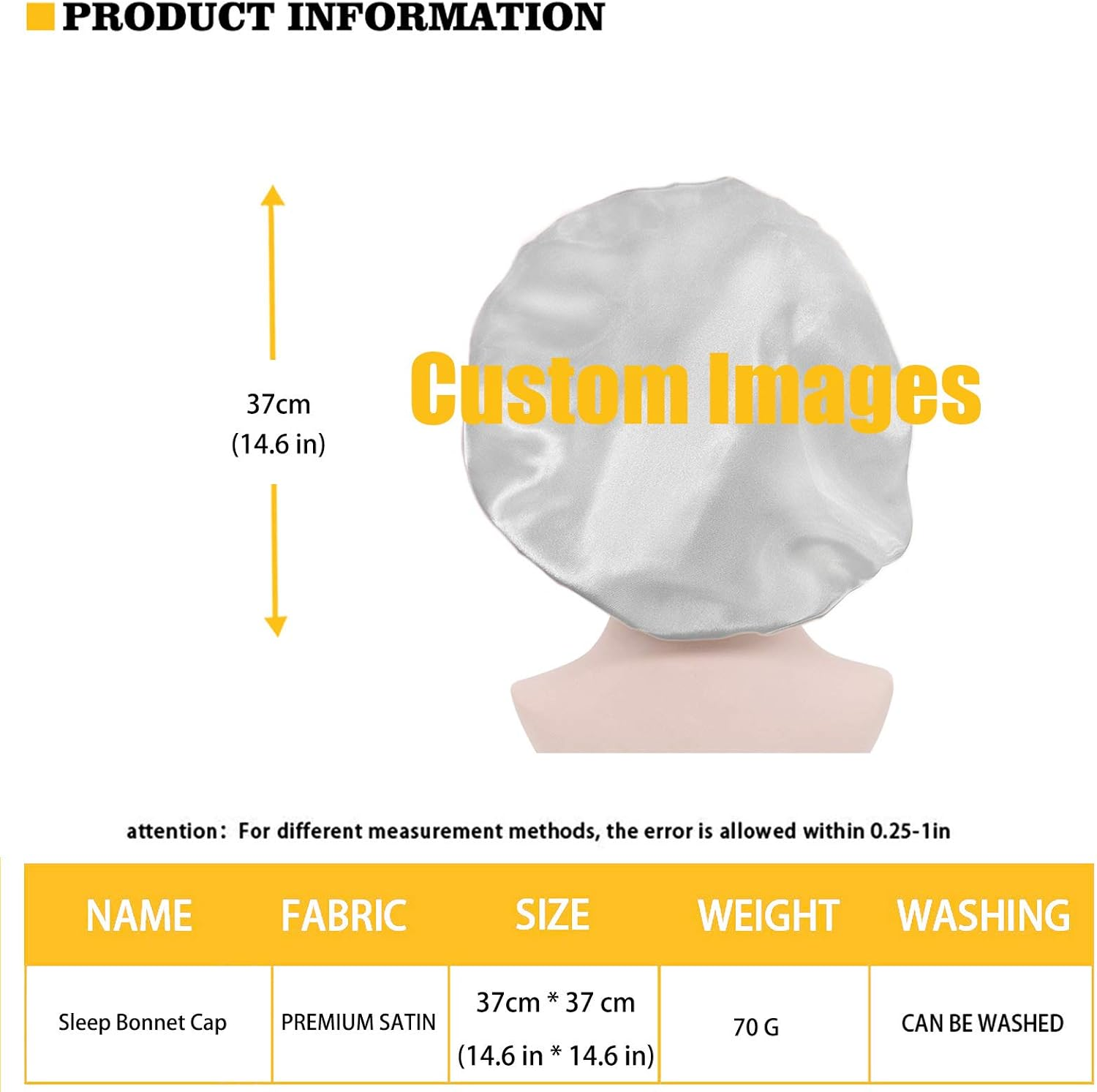 Advocator Purple Butterfly Satin Bonnet Sleep Bonnet Cap - Extra Large, Double Layer, Reversible, Adjustable Satin Cap for Sleeping Hair Bonnet image number 1