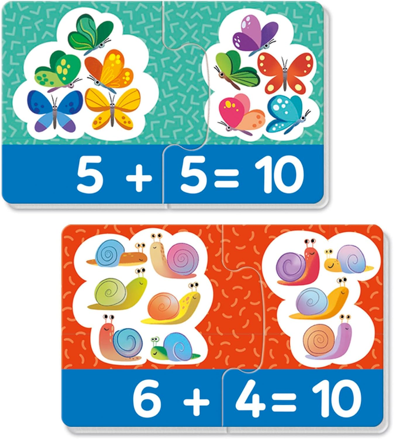 Clementoni Education First Numbers - Educational Game for Children from 3 Years - 16 Mini Puzzles for Learning Numbers & First Additions image number 6
