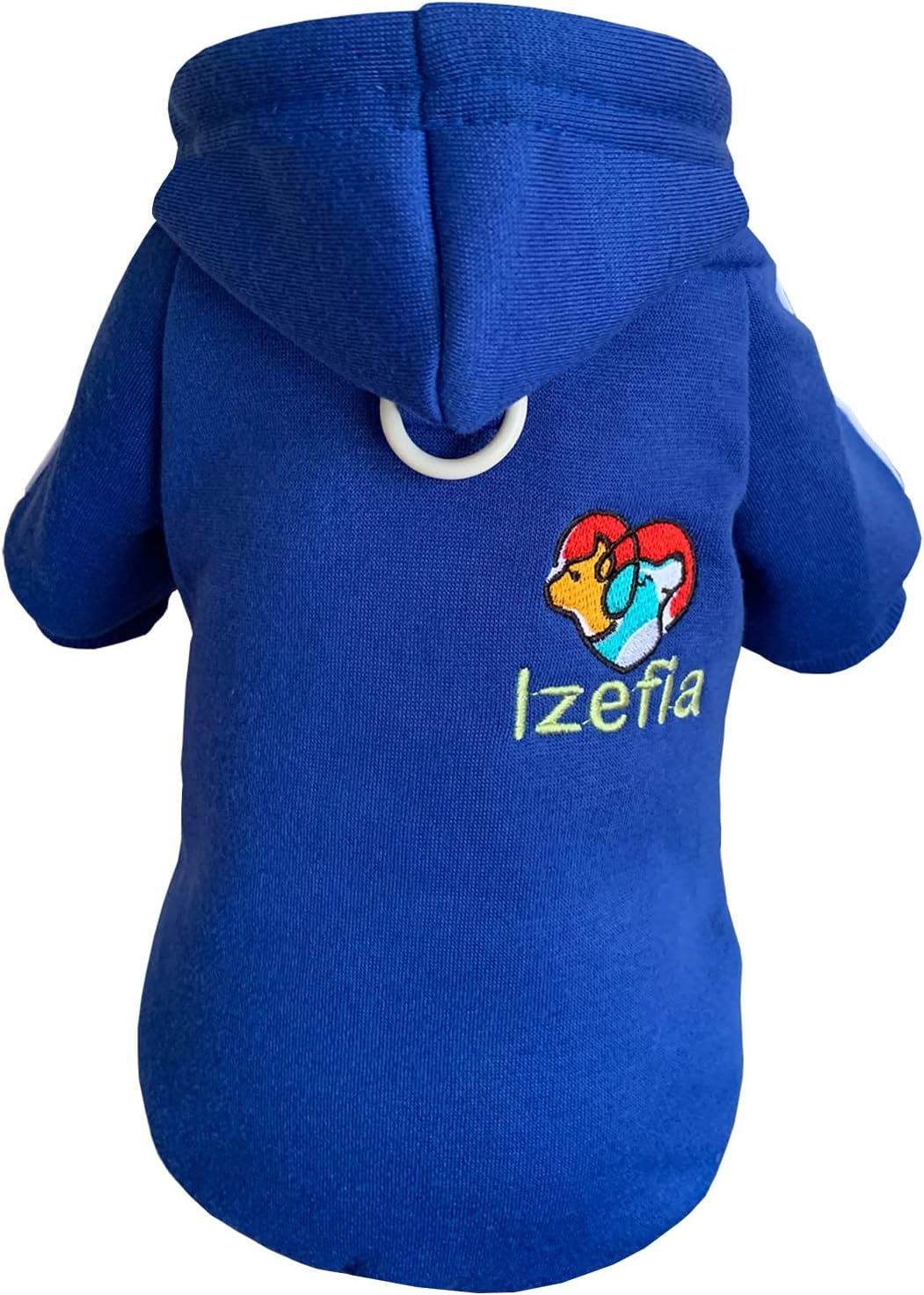 Izefia Dog Hoodie Dog Hoodies Clothes Apparel Fleece Dog Sweater Winter Sweatshirt Warm Cotton Loop Basic Dog Hoodie for Small Dog Puppy Cat Pink M