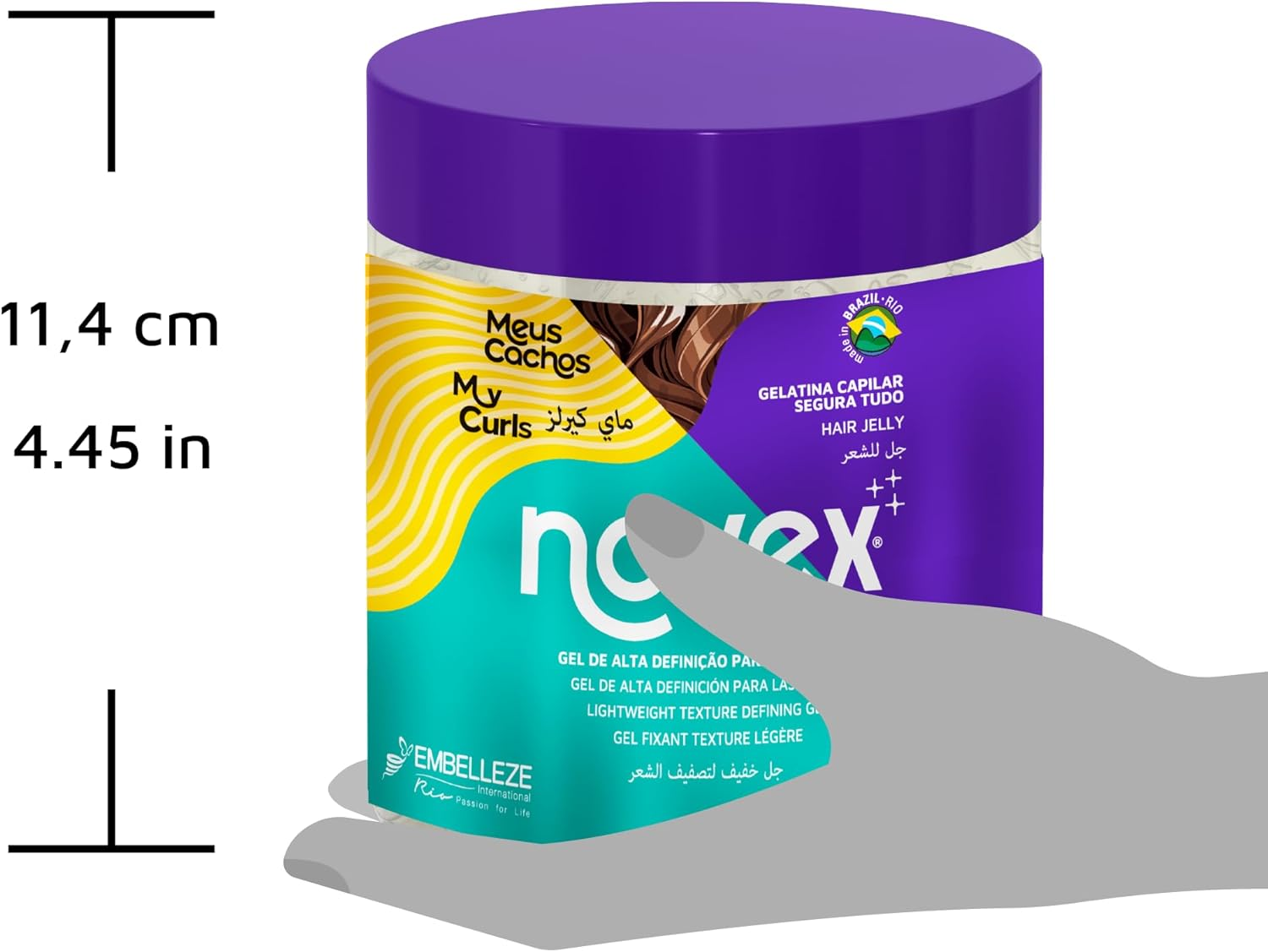 My Curls by Novex Lightweight Texture Defining Gel 500G image number 3