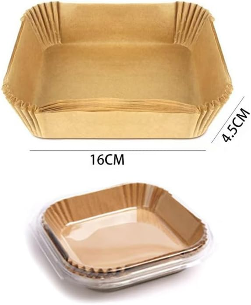 100 Pack Air Fryer Liners - Disposable Baking Paper for Philips, Ninja & Instant Pot Air Fryers | Heat-Resistant & Non-Stick