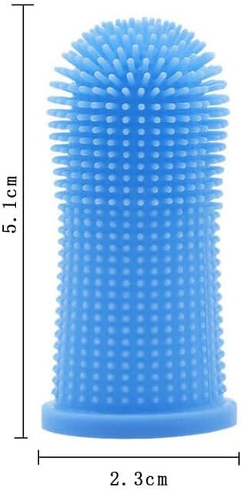 Dog Cat Super Soft Pet Finger Toothbrush Teeth Silicone Brush Care Cleaning, Super Soft Dental Care Brush for Effective Teeth Cleaning, Non-Toxic, Flexible Fit, Promotes Oral Health image number 5