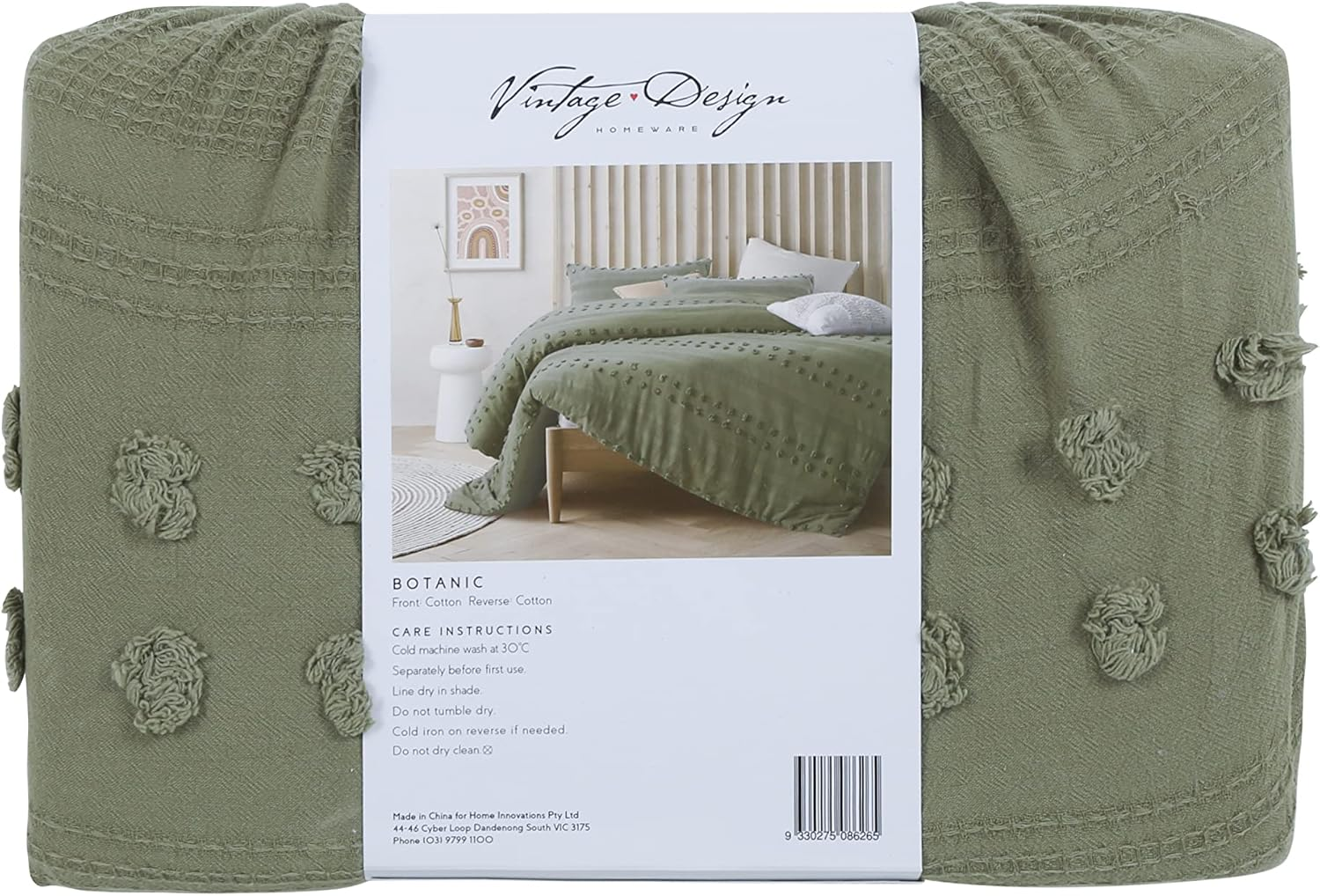 Botanic Sans Sovci Cotton Quilt Cover Set - Double Bed image number 3