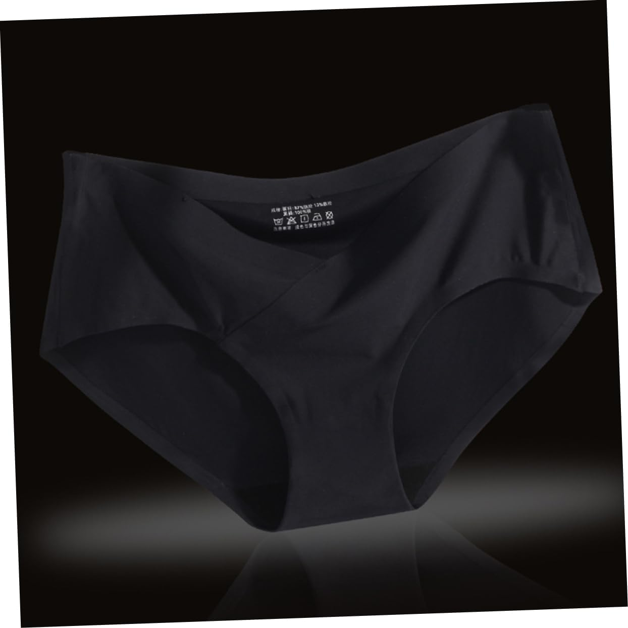 3Pcs Cotton Maternity Underwear Low Waist Seamless Nursing Panties for Pregnant Women image number 5