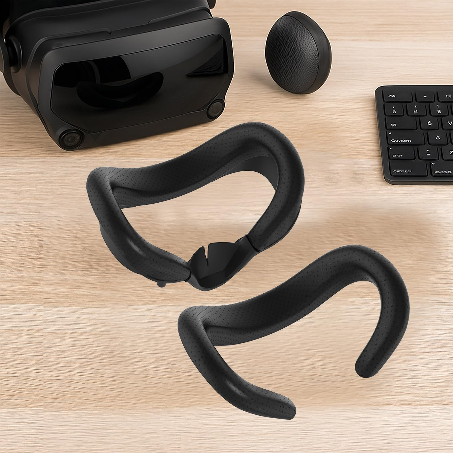 Facial Interface & Foam Pad Kit Compatible with Valve Index &ndash; Replacement Face Cover with Soft Cushions and Bracket