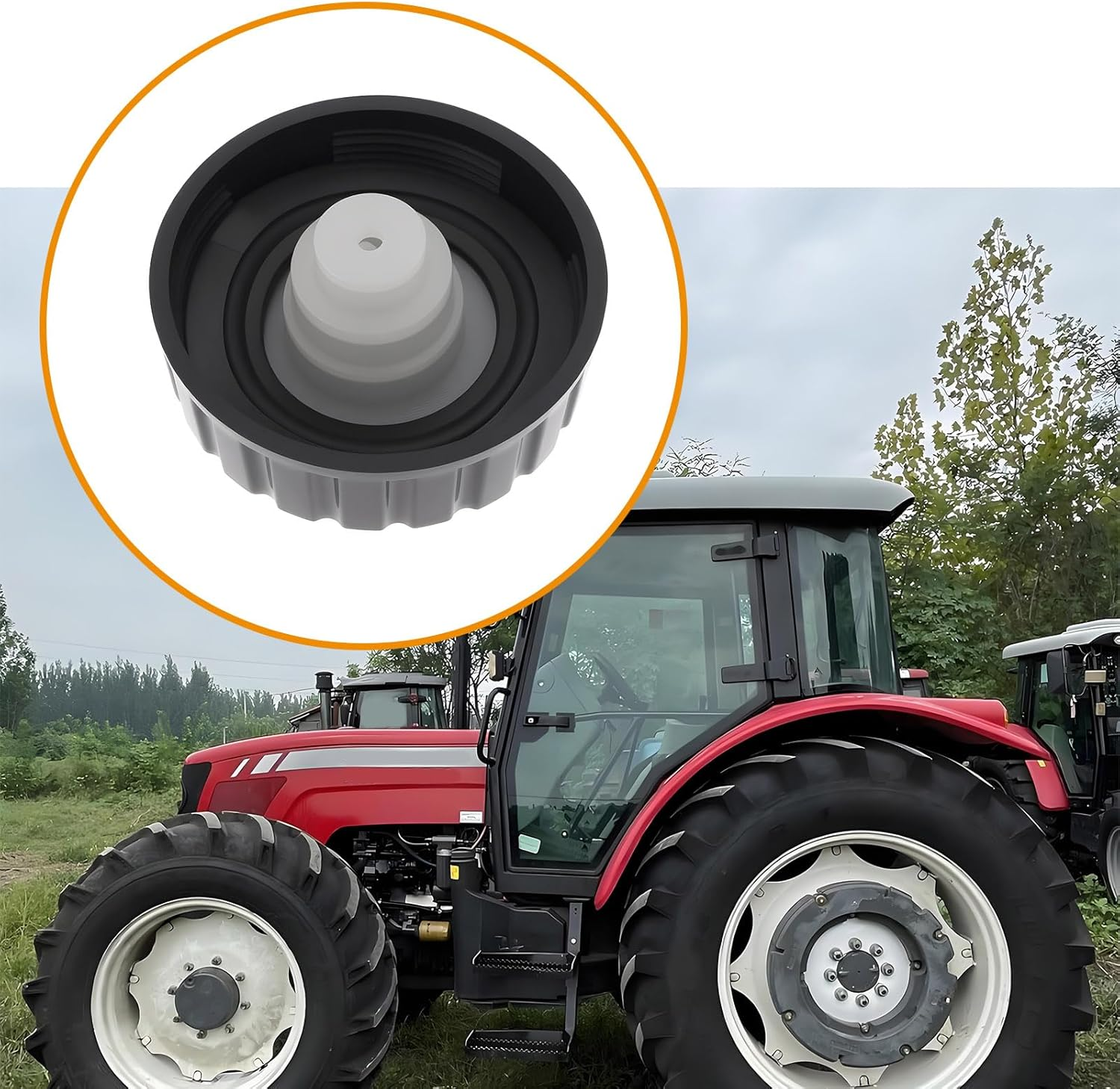 VGOL Fuel Tank Cap G 2" 58X65Mm 5105346 Compatible with Massey Ferguson 100 Series 154 178 184 Tractors image number 3