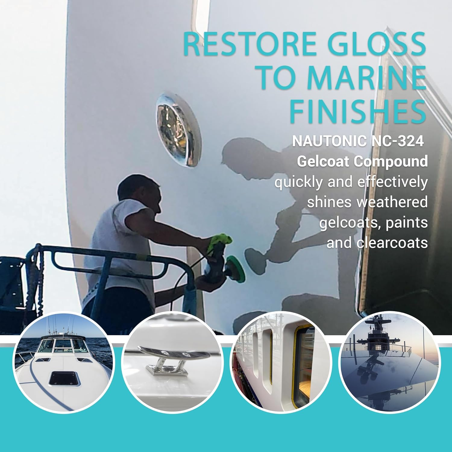 Rapid Gelcoat Cutting Compound 1L &ndash; High Cut Buffing Compound for Gel Coat, Paint & Acrylic