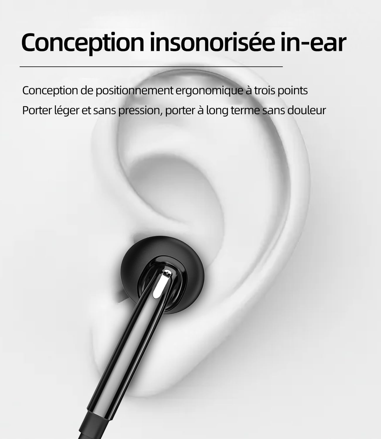 Earphones Wired Gamer (2 Pack) 3.5Mm Jack Headset Gaming Intra Ear Handsfree with Wired Audio Music Sports Compatible with Samsung Galaxy Xiaomi image number 4