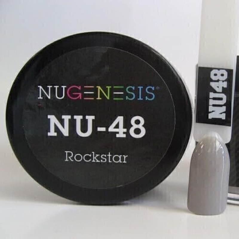 Nugenesis Dipping Powder Nail System Color NU-048 - Rockstar - 43G