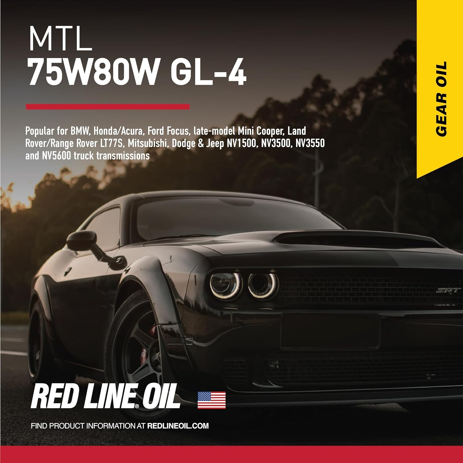 Red Line (50204) SAE 75W80 API GL-4 Manual Transmission and Transaxle Lubricant - 1 Quart image number 3