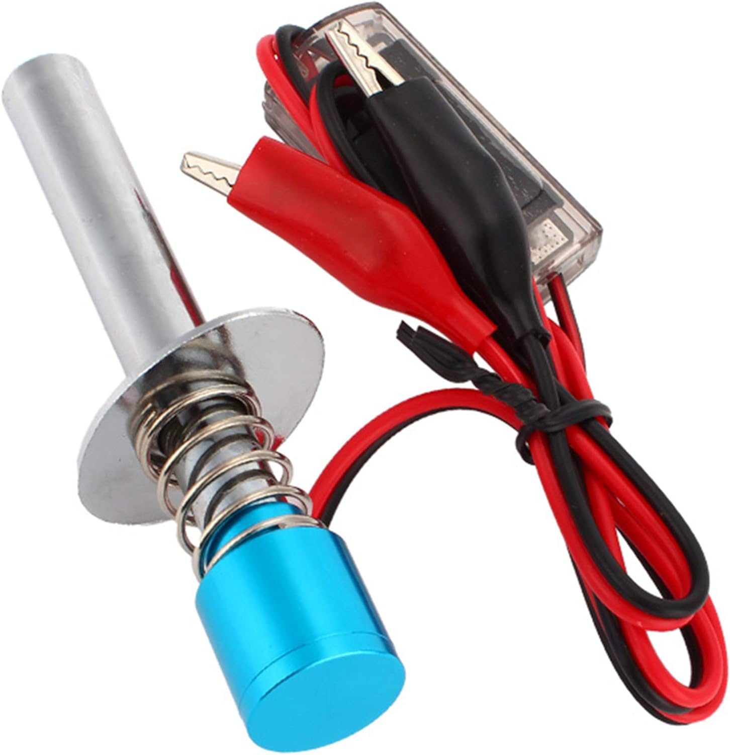 Plastic+Metal Upgrade 6V-24V Accessory Glow Plug Starter Igniter for RC Car Blue Upgrade Parts Igniter image number 1