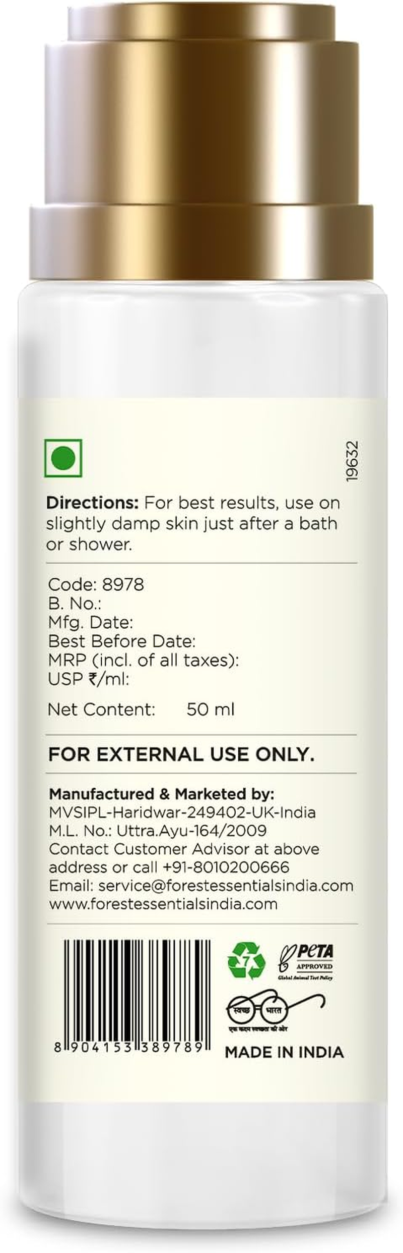 Forest Essentials Travel Size Ultra-Rich Body Milk Nargis 50Ml (Body Lotion) image number 2