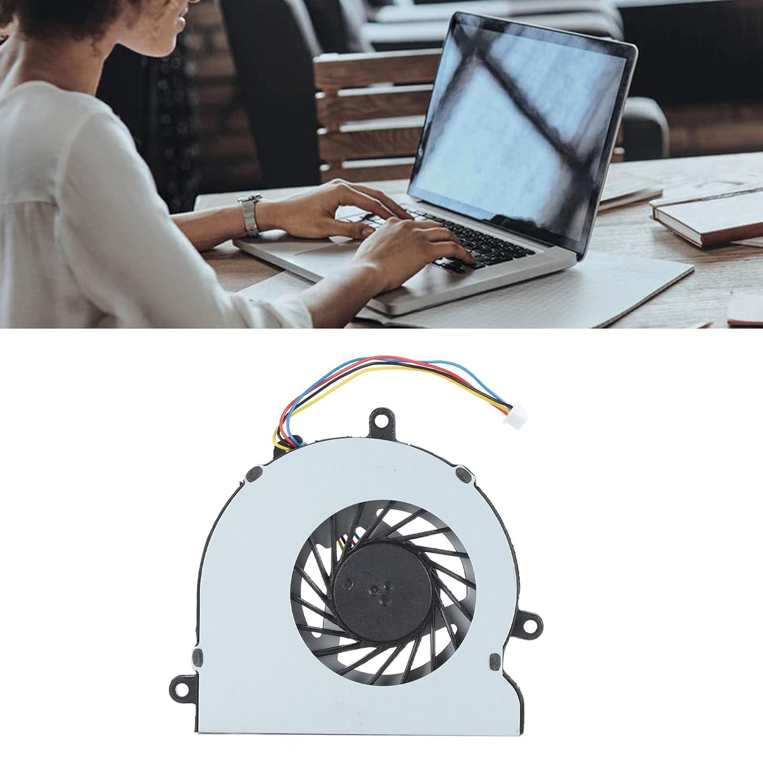 Computer Cooling Fan, CPU Cooling Fan Replacement, Cooling Fan for 15 Ba007Ds 15 Ba009Cy 15 Ba009Ds 15 Ba09Dx 15 Ba007Cl 15 Ba007Cy 15 Ba010Ds 15 Ba008Ca image number 6