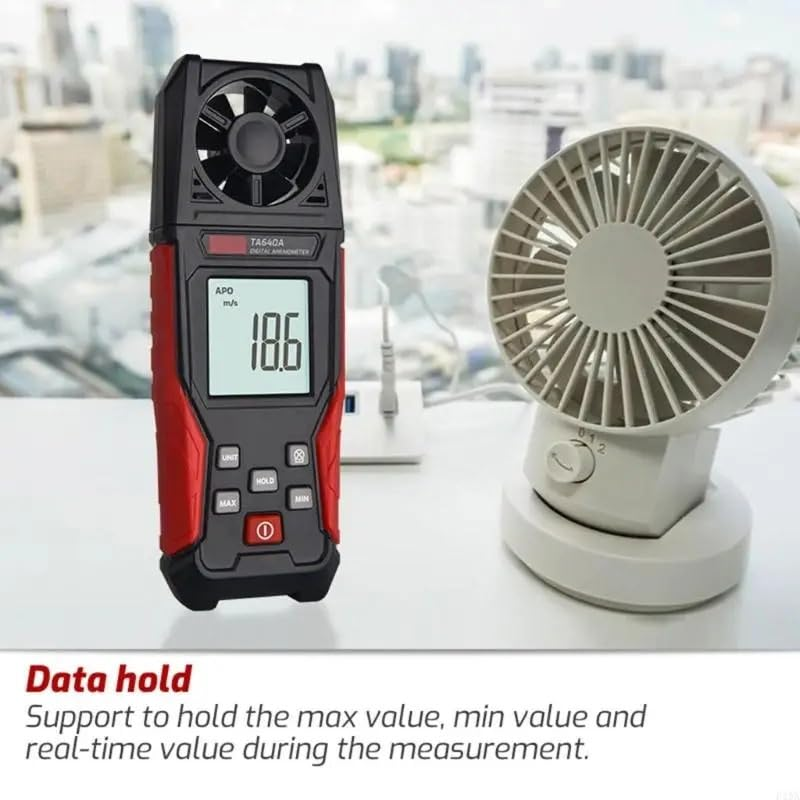 Small Digital Anemometer Handheld for Accurate Wind & Temperature Monitoring image number 4