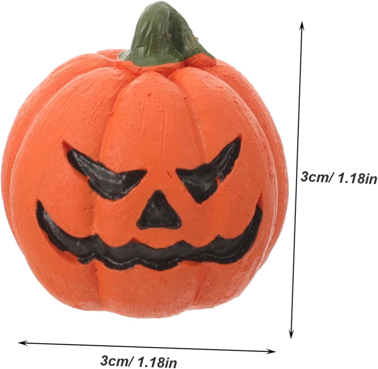 Yardwe 6Pcs Fish Tank Decoration Miniature Halloween Pumpkin Ornament Halloween Pumpkin Decor Desktop Adornment Halloween Miniatures Miniature Halloween Ornament Halloween Party Favors image number 6