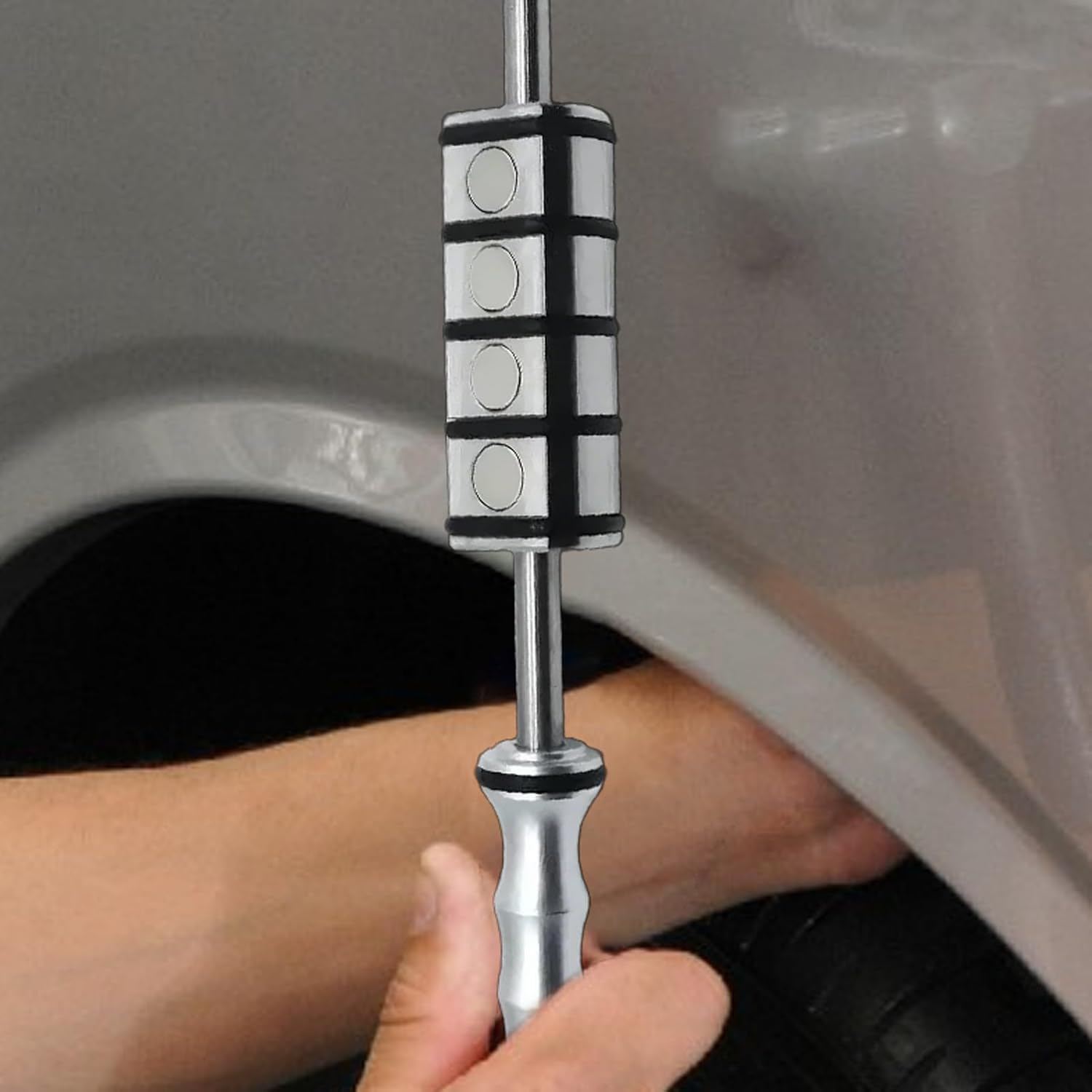 Car Dent Remover - 17.3-Inch Vehicle Body Repair Tool, Automotive Dent Puller | Heavy-Duty Dent Removal, Break-Resistant Puller for Car and Refrigerator, Efficient Dent Fixing Equipment for Easy Repai image number 1